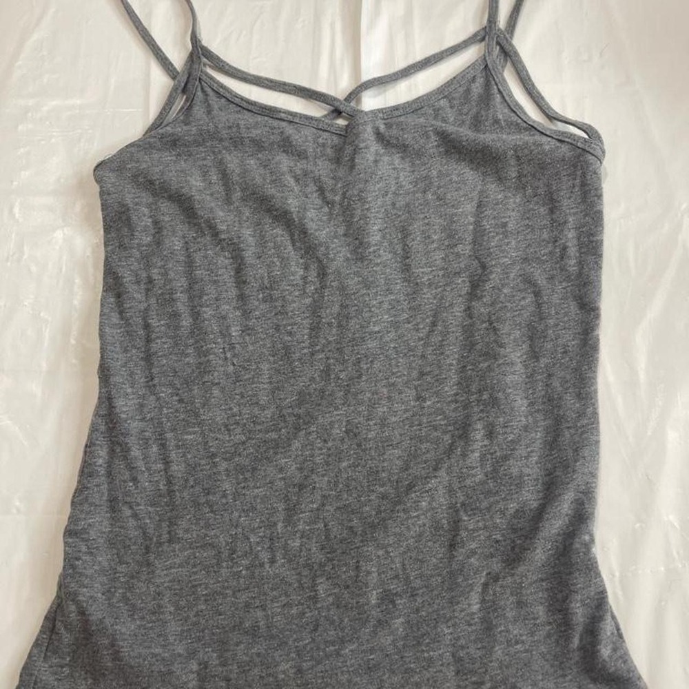 Aeropostale Cami Tank Top Gray XS